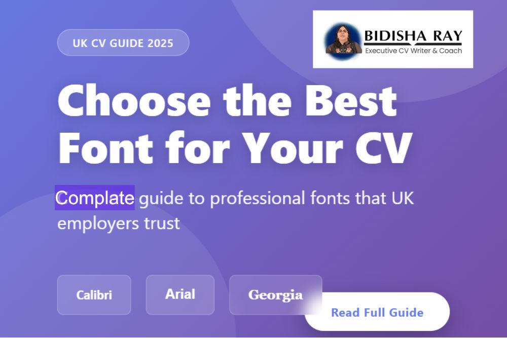 How to Choose the Best Font for Your CV: The Complete Guide
